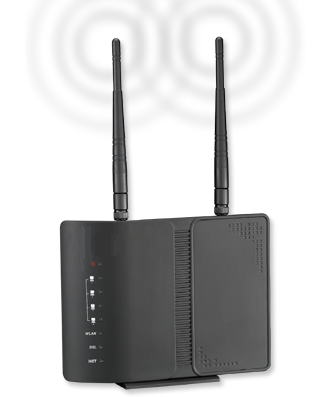 The Data Connect 5204AV-NRD 4-Port Wireless-N ADSL VDSL Router Device