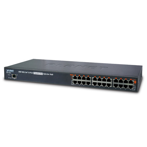 POE-1200P2 IEEE 802.3af 12-Port Power over Ethernet Web Management Injector Hub