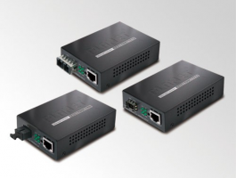 GT-806A15 10/100/1000Base-T to 1000Base-LX (WDM TX 1310nm, SM) Media Converter -15km