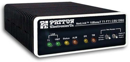 Patton 2720/I/UI T1/FT1 CSU/DSU Ethernet-over-T1 Bridge