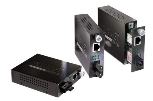 FST-806A20 10/100Base-TX to 100Base-FX (SC WDM, SM) Smart Media Converter- TX  1310nm-20km