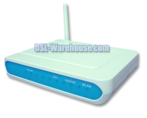 Versa VX-170WR 4-Port Wireless 802.11g ADSL 2/2+ Modem Router